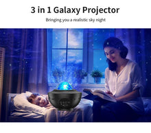 Load image into Gallery viewer, New LED Starry Galaxy Projector Night Light Child Gift USB Bluetooth Music Player Star NightLight Colorful Projector Night Lamp
