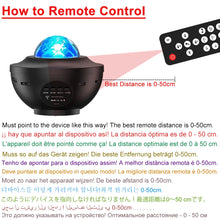 Load image into Gallery viewer, New LED Starry Galaxy Projector Night Light Child Gift USB Bluetooth Music Player Star NightLight Colorful Projector Night Lamp