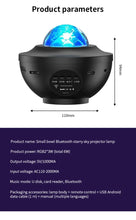 Load image into Gallery viewer, New LED Starry Galaxy Projector Night Light Child Gift USB Bluetooth Music Player Star NightLight Colorful Projector Night Lamp
