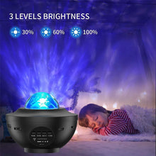 Load image into Gallery viewer, New LED Starry Galaxy Projector Night Light Child Gift USB Bluetooth Music Player Star NightLight Colorful Projector Night Lamp