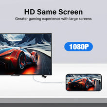 Load image into Gallery viewer, HDTV Cable For iPhone 14 13 12 11 Pro Max 7 8 Plus X XS XR SE iPad mini To HDMI Transmit Video From Mobile To Digital TV Adapter