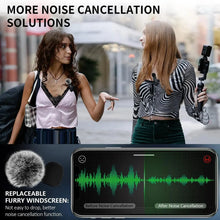 Load image into Gallery viewer, NEW Wireless Lavalier Microphone Audio Video Recording Mini Mic For iPhone Android Laptop Live Gaming Mobile Phone Microphone