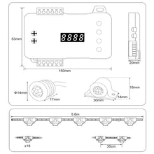 Load image into Gallery viewer, Intelligent Motion Sensor Stair Light Smart Controller 10 20 32 40 Steps Fast Install High Bright COB LED Strip Full Set STEP-05