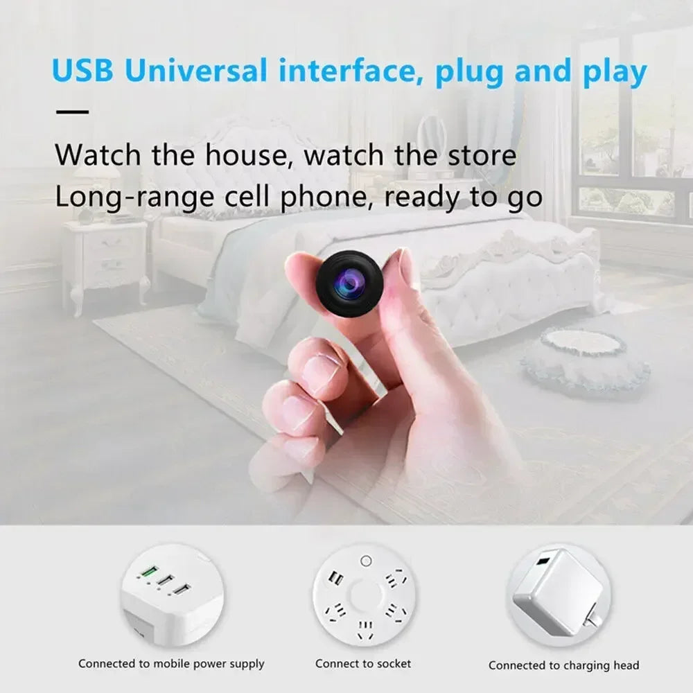 New 1080P Wireless Wifi Camera Mini Night Vision Video Recorder Smart Home Motion Security Detection Surveillance Cameras IP Cam