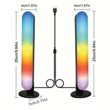 Load image into Gallery viewer, 1/2 Packs Smart LED Strip Lights With Remote Control For Room Gaming Tv And Party Decoration Sync With Music Rgb Desk Lamp