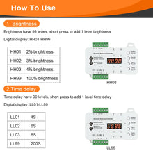 Load image into Gallery viewer, Intelligent Motion Sensor Stair Light Smart Controller 10 20 32 40 Steps Fast Install High Bright COB LED Strip Full Set STEP-05