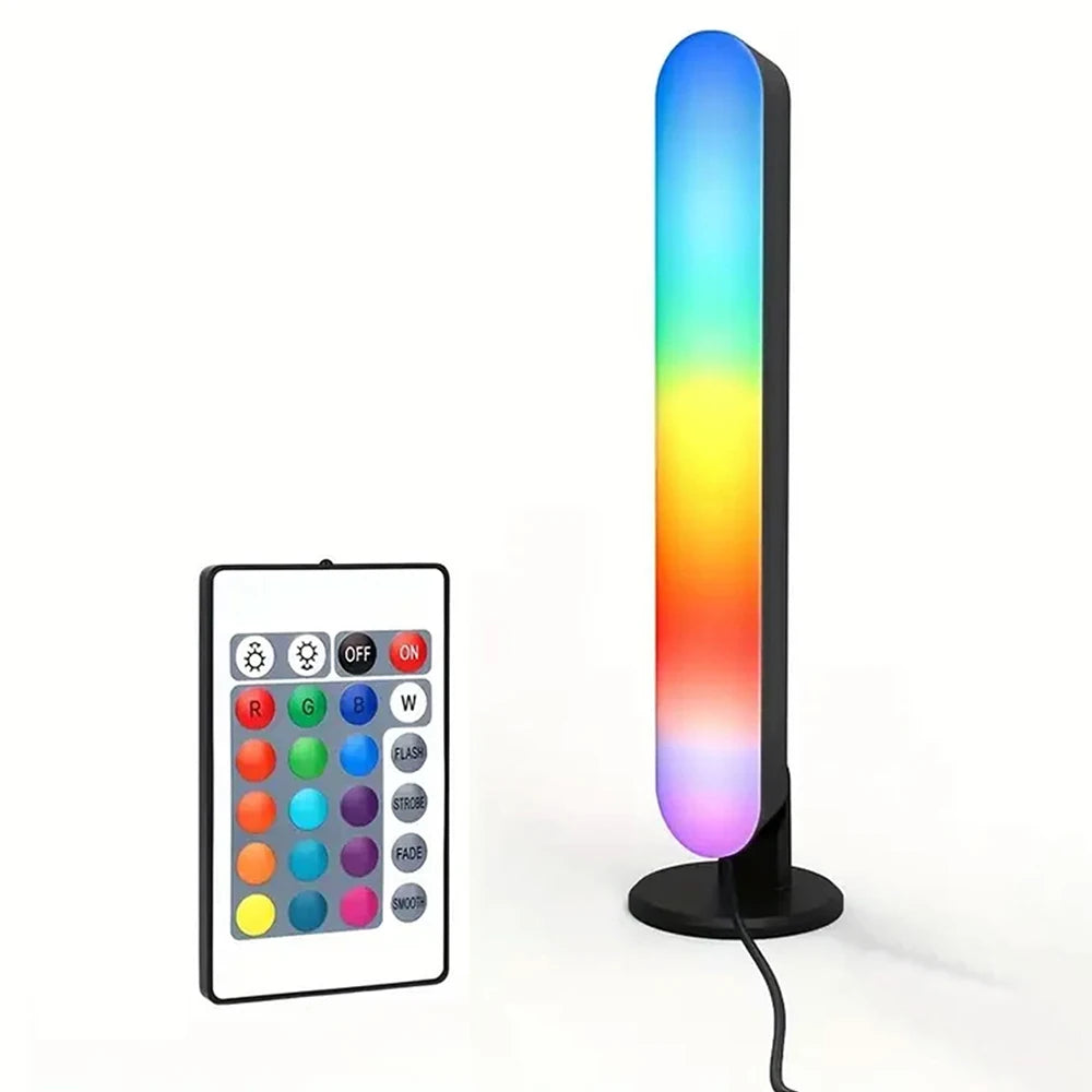 1/2 Packs Smart LED Strip Lights With Remote Control For Room Gaming Tv And Party Decoration Sync With Music Rgb Desk Lamp