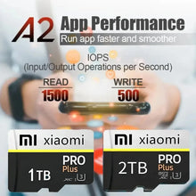 Load image into Gallery viewer, Xiaomi High Speed Mini SD Memory Card 2TB 1TB Class 10 Micro TF Flash Usb Pen Drive Card 1TB 512GB 256TB 128TB for Smartphone