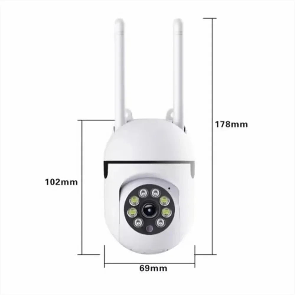 5MP Wireless PTZ WIFI Camera HD Lens Screen IP Camera Outdoor Auto Tracking Home Security Video Surveillance IP66 Waterproof Cam